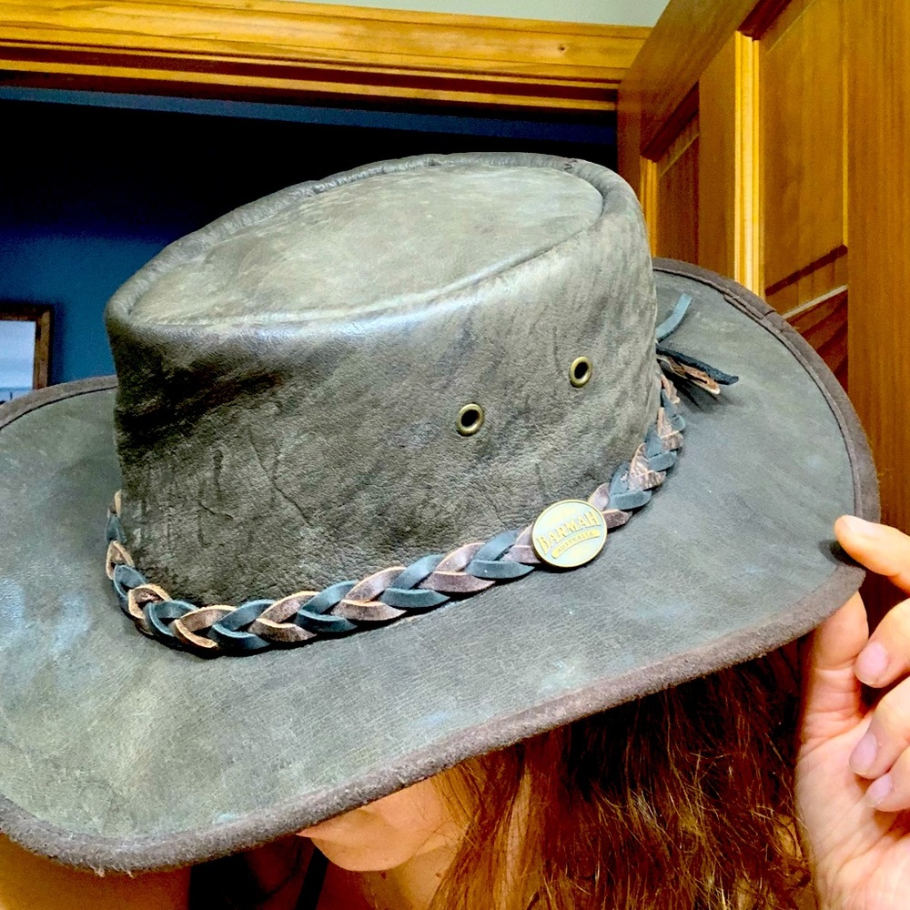 Barmah Australia Kangaroo Leather Hat